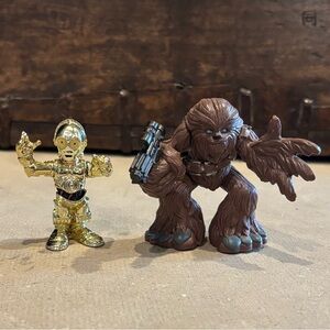 Star Wars Galactic Heroes Chewbacca & C-3PO Action Figure Set